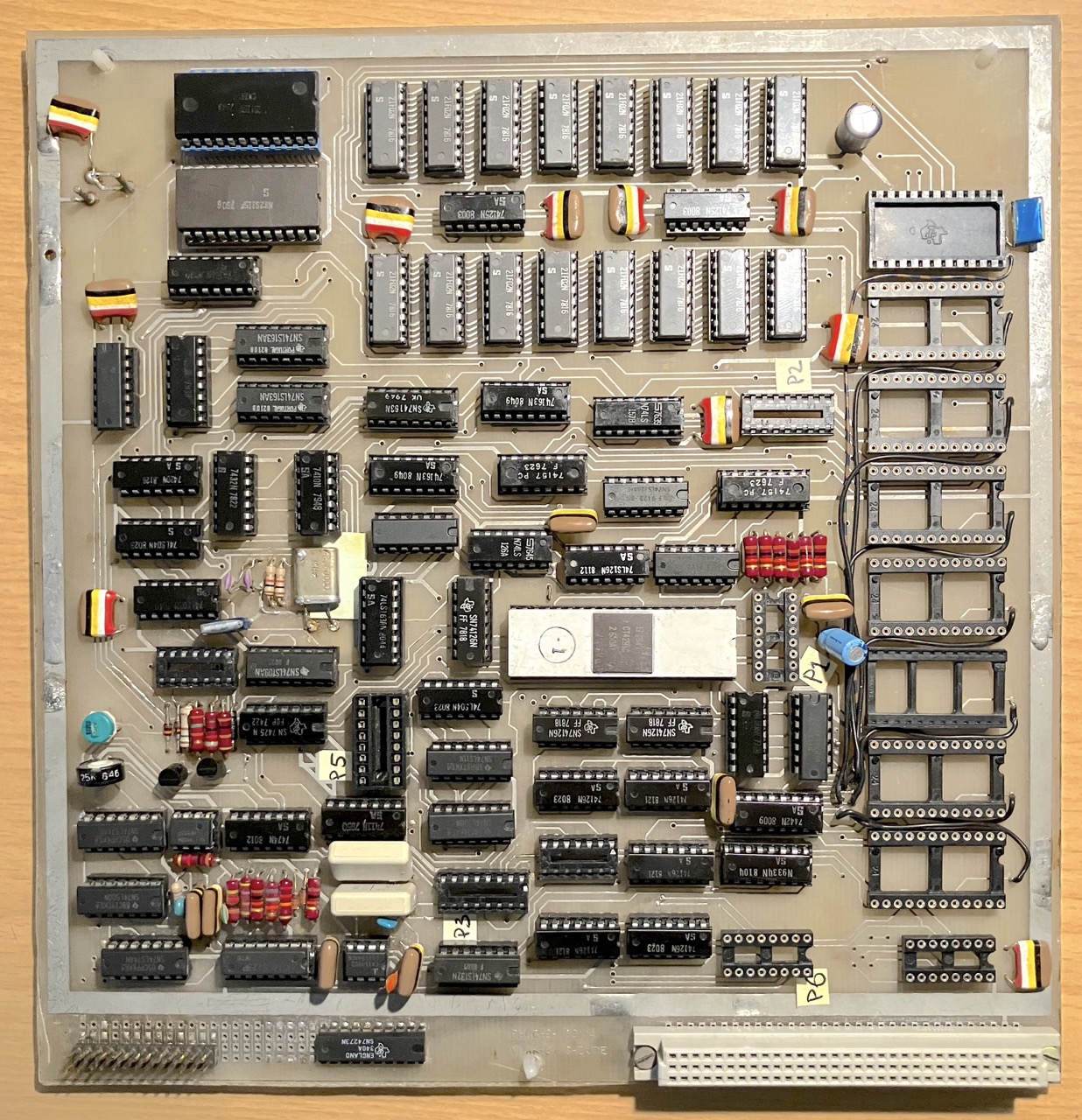 Component view of the P1 computer.