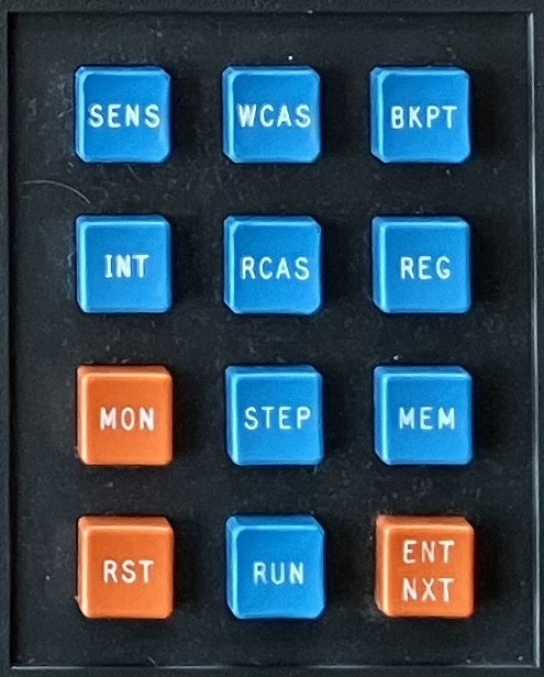 The left keyboard of the Instructor 50.